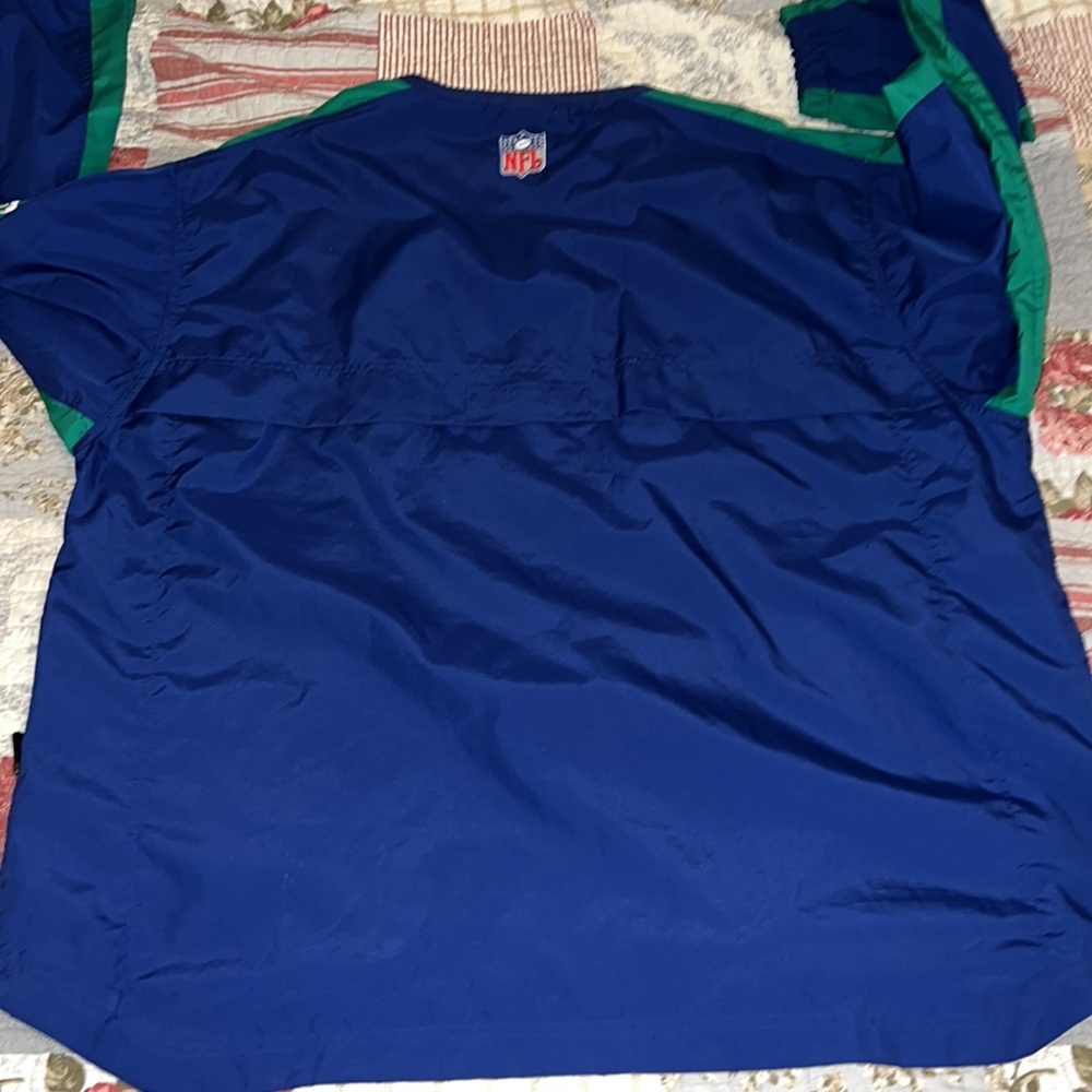90’s Puma NFL Seattle Seahawks pullover windbreaker jacket XL Embroidered - Picture 7 of 7